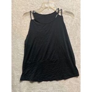 Under Armour Black Mesh Racerback Athletic‎ Tank Top XL
